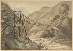 250x177 rope bridge over the kishuganga river - Rope Bridge Drawing