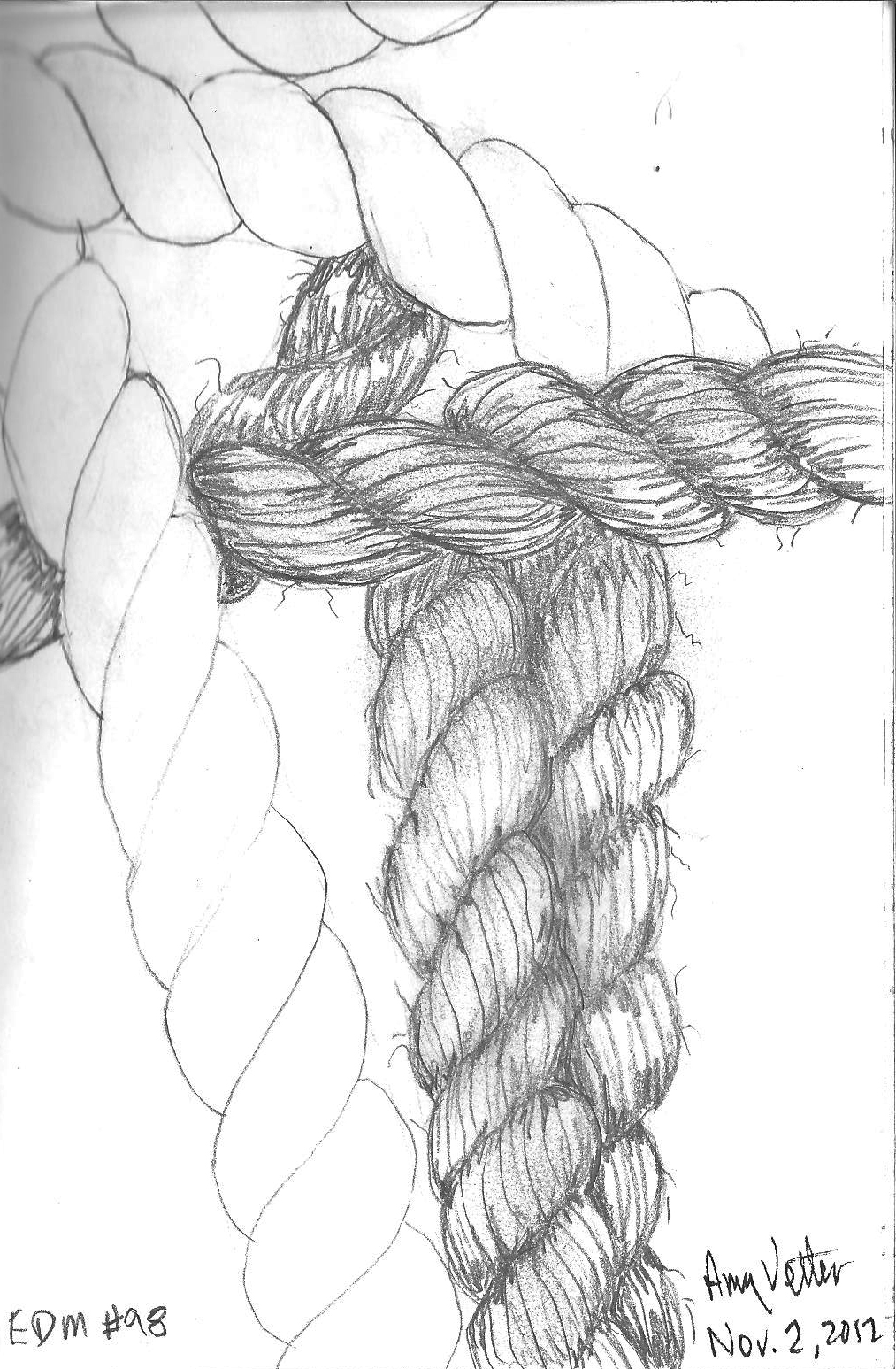 Rope Drawing Old For. 