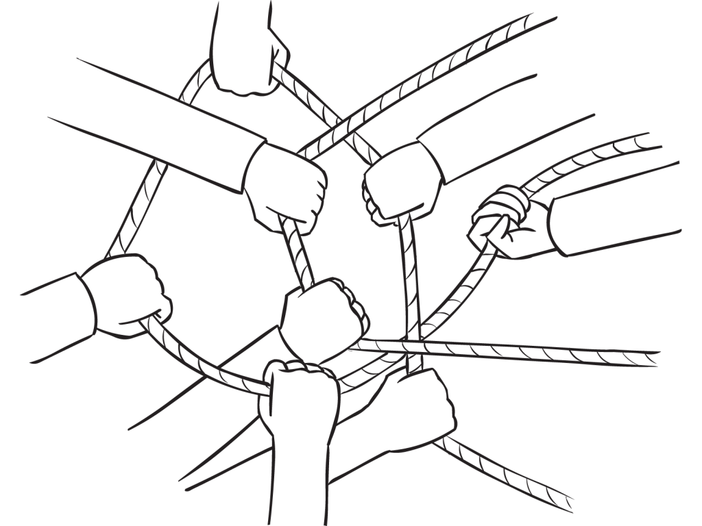 1024x768 Drawing Knots Bandana Transparent Png Clipart Free Download - Rope Knot Drawing