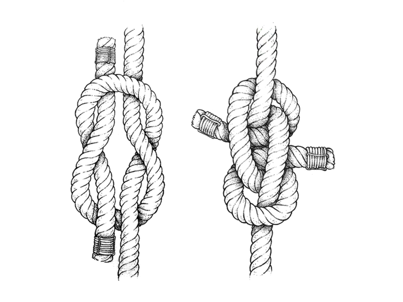 800x600 nautical knots - Rope Knot Drawing.