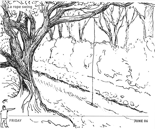 600x498 rope swing - Rope Line Drawing