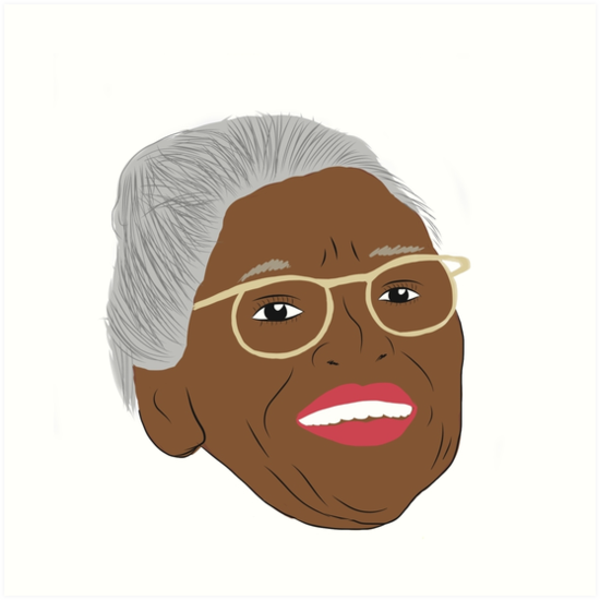 550x550 rosa parks drawing art prints - Rosa Drawing