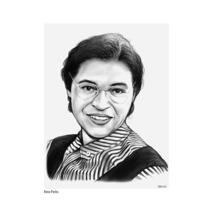300x300 rosa parks drawing - Rosa Drawing