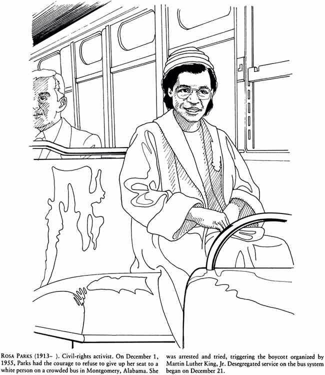 650x750 rosa parks coloring books coloring books, coloring pages, color - Rosa Parks Bus Drawing
