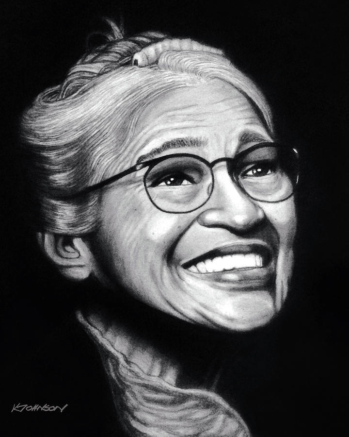 720x900 rosa parks - Rosa Parks Drawing