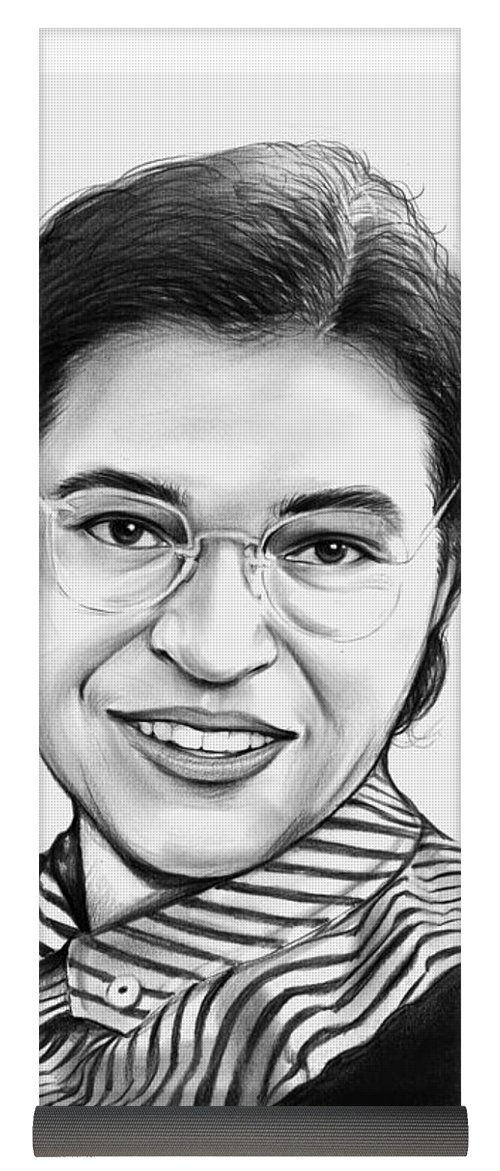 500x1171 rosa parks yoga mat for sale - Rosa Parks Drawing