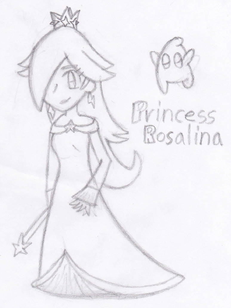 774x1033 Princess Rosalina - Rosalina Drawing