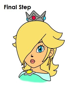 300x388 How To Draw Rosalina Step Last Drawings - Rosalina Drawing