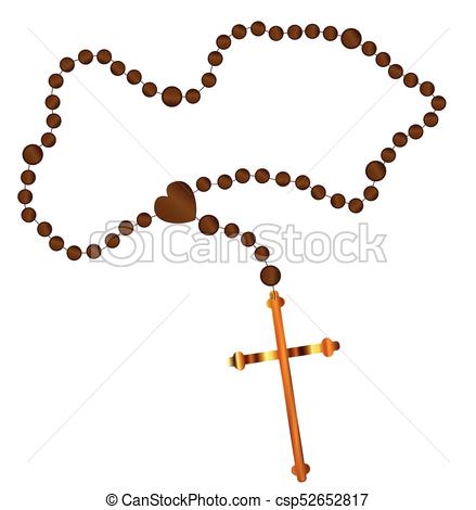 439x470 the rosary beads with golden cross catholic rosary beads - Rosary Beads Drawing