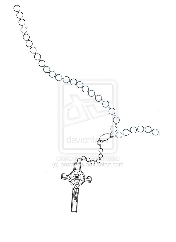 Rosary Beads Drawing At PaintingValley Com Explore Collection Of   Rosary Beads Drawing 33 