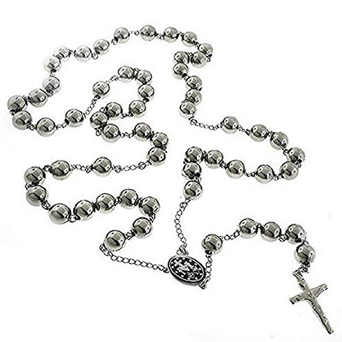 500x500 catholic stainless steel rosary beads necklace - Rosary Beads Drawing