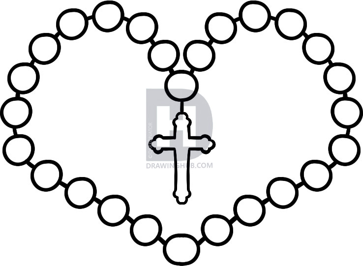 Rosary Cross Drawing at Explore collection of