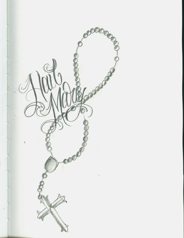 Rosary Cross Drawing at Explore collection of