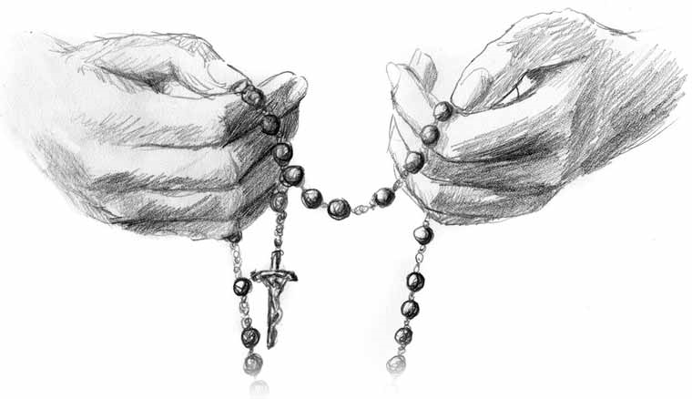 760x438 how to pray the deliverance rosary catholicism anew - Rosary Drawing Pictures