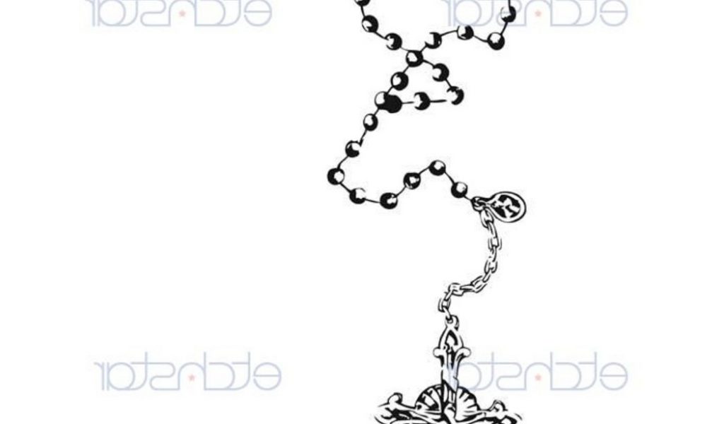 1024x600 tribal rosary designs drawing gat extraordinary on cross - Rosary Drawing Pictures
