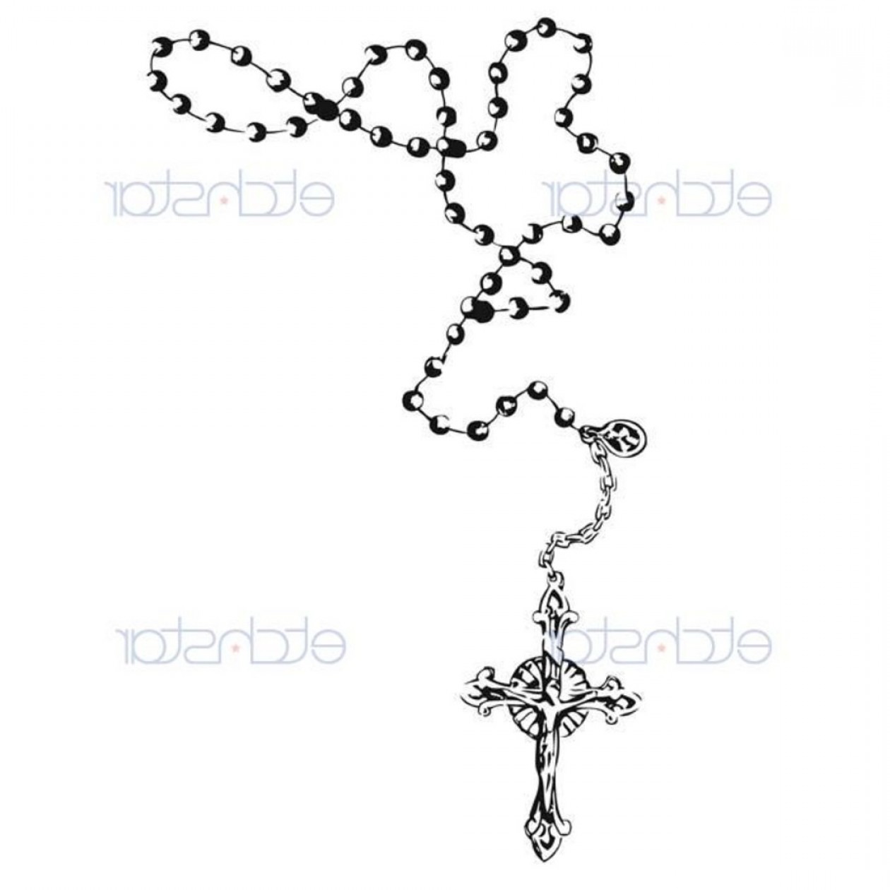 Rosary Drawing Pictures at PaintingValley.com | Explore collection of ...