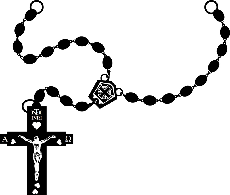 800x680 Download Tattoo Design Rosary - Rosary Tattoo Drawing