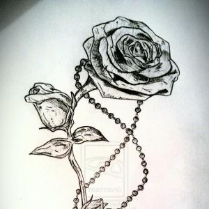 300x300 rosary drawing rosary tattoos c ink myshoplah - Rosary Tattoo Drawing