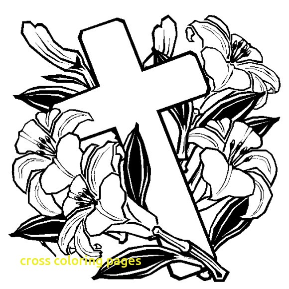 580x580 Gallery Drawings Of Roses And Crosses - Rose And Cross Drawings