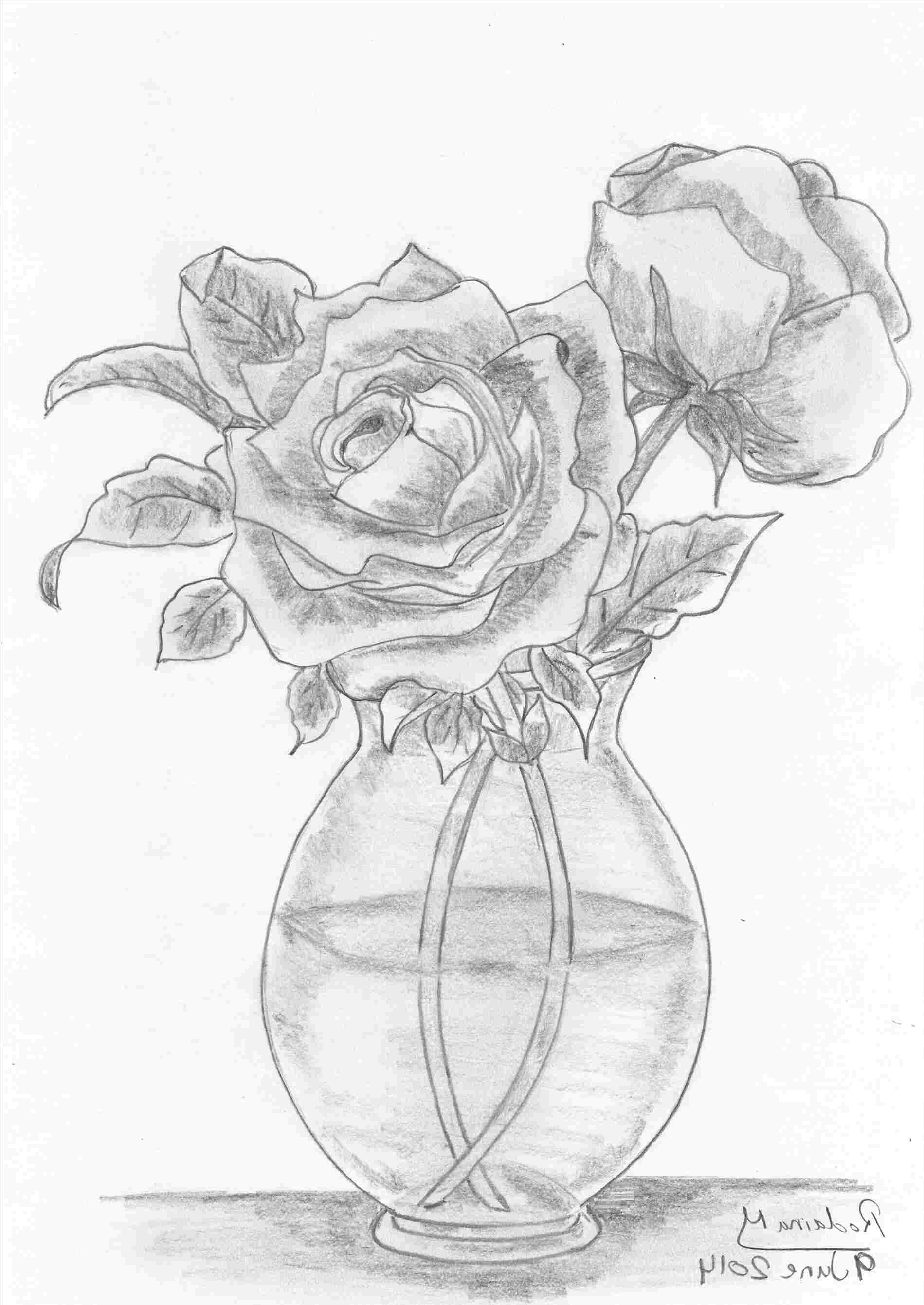 Rose Art Drawing at PaintingValley.com | Explore collection of Rose Art ...