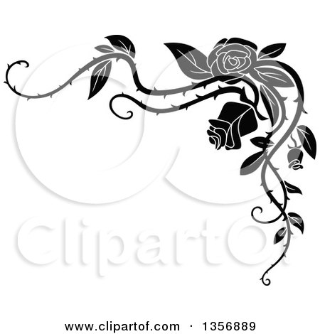 450x470 rose border drawing - Rose Border Drawing