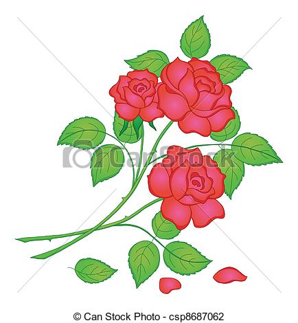 434x470 Photos Rose Bouquet Drawing - Rose Bunch Drawing