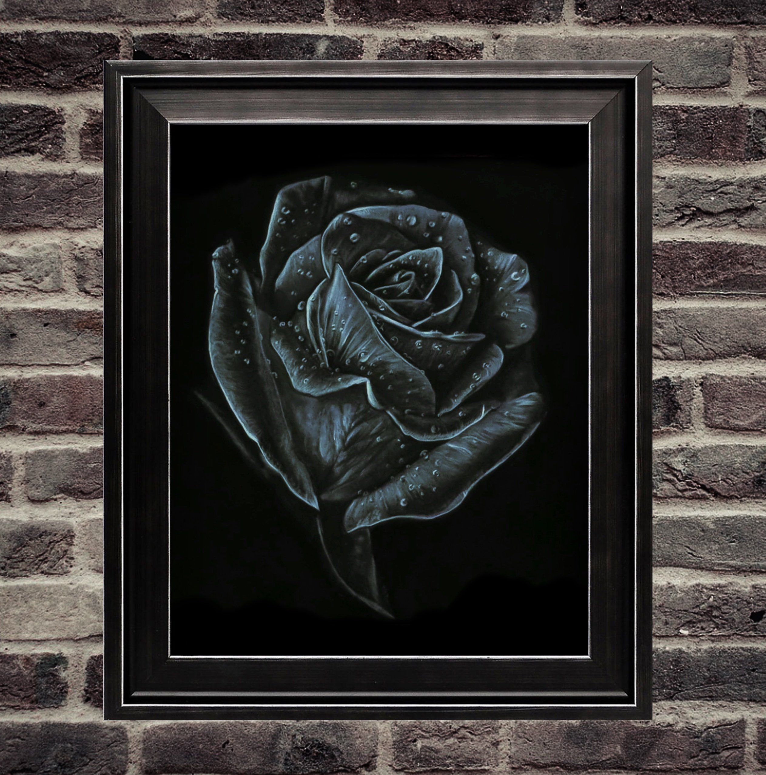 Rose Charcoal Drawing at PaintingValley.com | Explore collection of ...