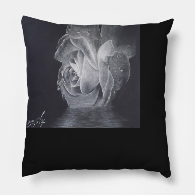 630x630 Rose Charcoal Drawing - Rose Charcoal Drawing