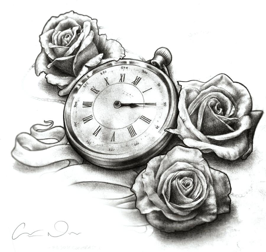 900x853 roses design lily and rose tattoo design - Rose Design Drawing