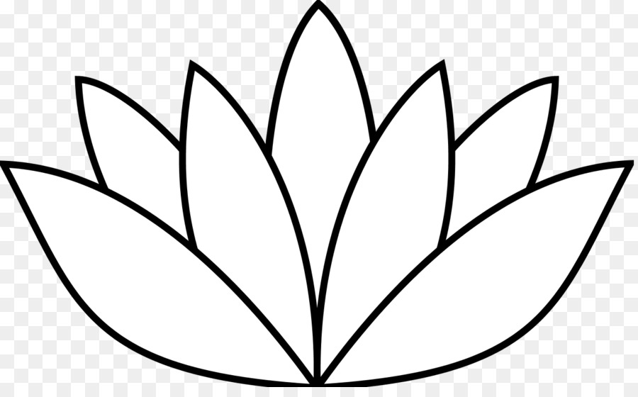 900x560 Nelumbo Nucifera Flower Clip Art Simple Rose Drawings Png Download - Rose Drawing Clip Art