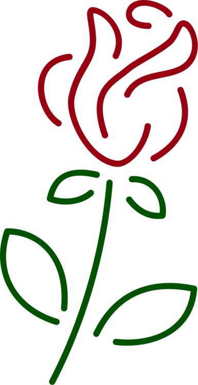 385x750 Rose Drawing Line Art Silhouette Cc0 - Rose Drawing Clip Art