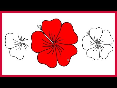 480x360 How To Draw A Rose Easy For Kids And Beginners - Rose Drawing For Kids