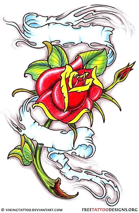 Rose Drawing In Color at PaintingValley.com | Explore collection of ...