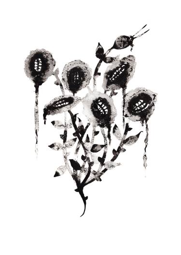 375x527 Flowers Drawing - Rose Drawing Pen