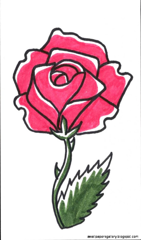 472x800 Simple Rose Drawing Tumblr Wallpapers Gallery - Rose Drawing Tumblr