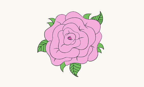 500x302 Easy Ways To Draw A Rose - Rose Drawing Tutorial