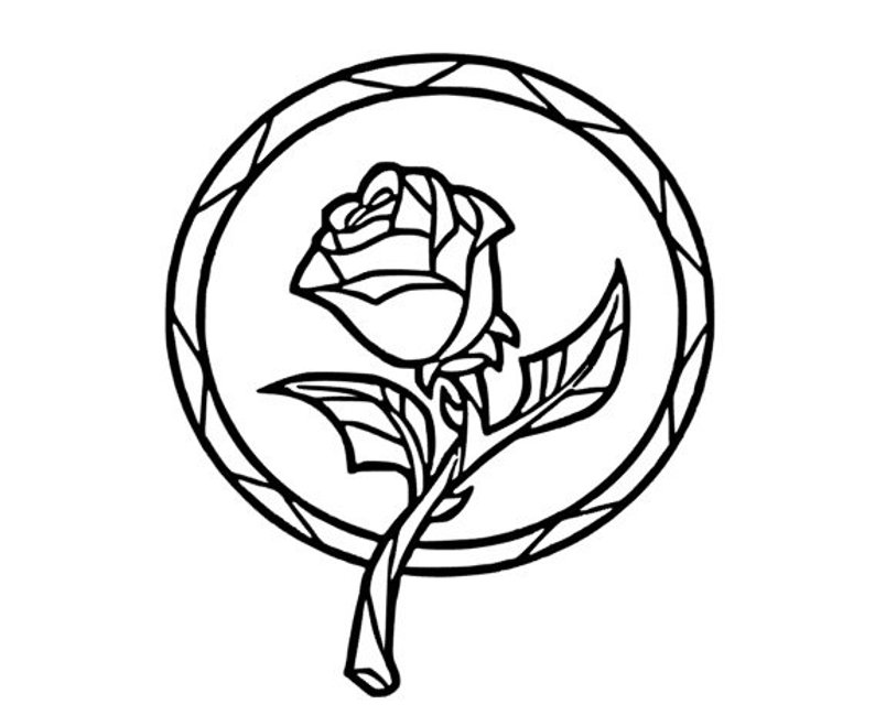 Rose From Beauty And The Beast Drawing at Explore