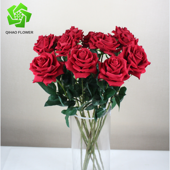 350x350 Aritificial Flower Head Drawing China Velvet Rose Flower - Rose Head Drawing