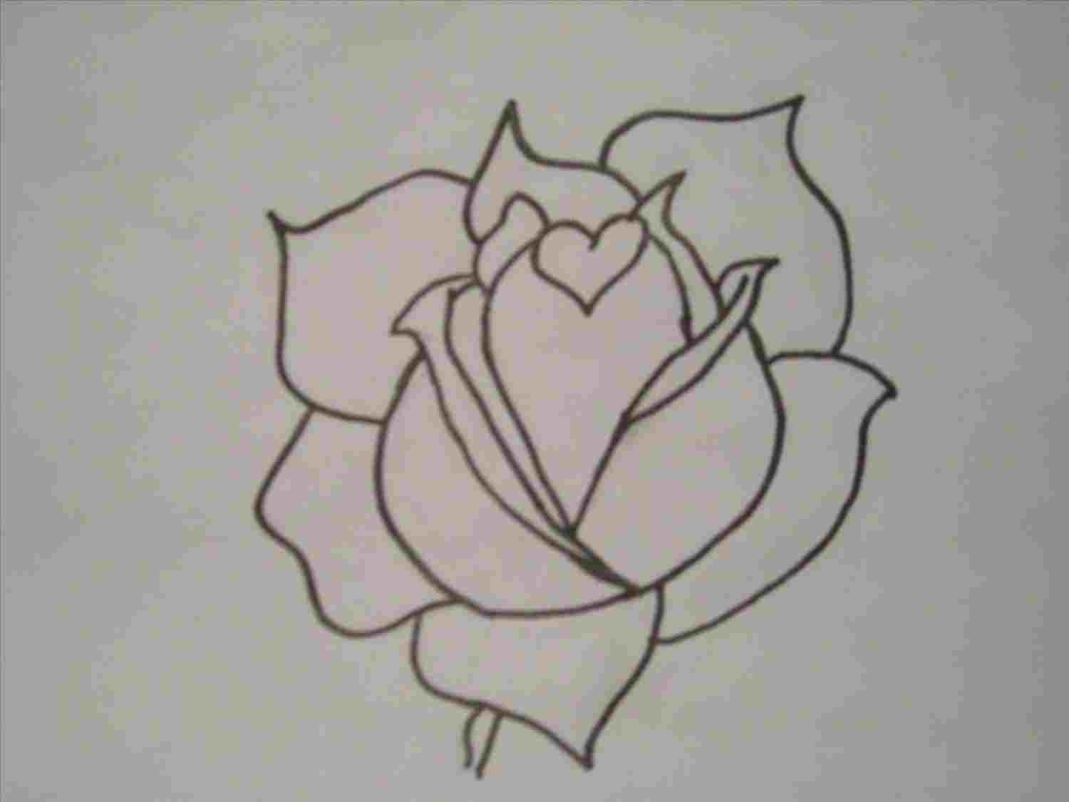 1500x1125 hearts rhcouk easy rose heart drawing easy pencil drawing - Rose Heart Drawing