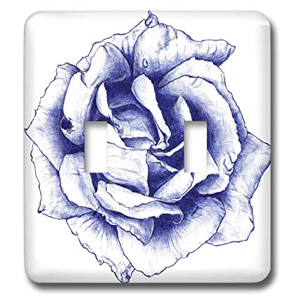 425x425 Ronn Kools - Rose Pen Drawing