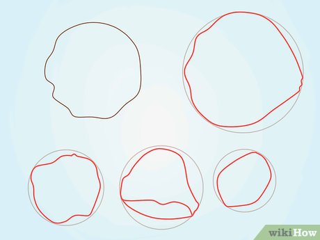 460x345 How To Draw A Rose Petal Steps - Rose Petals Drawing