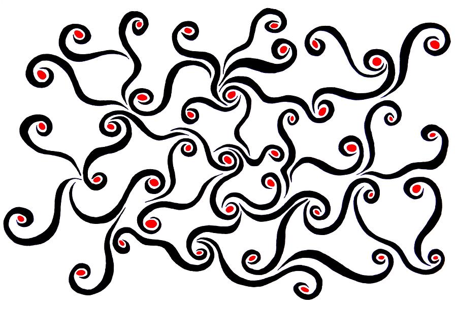 900x610 Rose Petals On The Water Drawing - Rose Petals Drawing