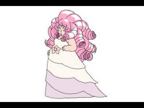 480x360 How To Draw Rose Quartz From Steven Universe - Rose Quartz Drawing