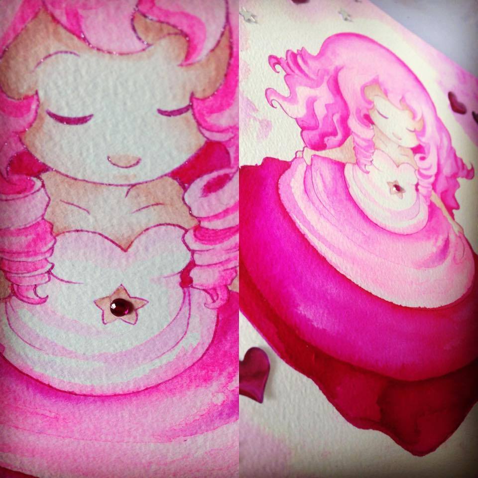 960x960 I Wanted To Share My Rose Quartz Drawing With You Guys - Rose Quartz Drawing