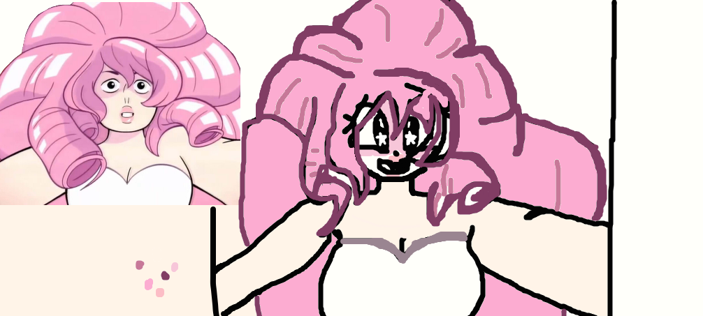 1006x453 Rose Quartz Drawing Steven Universe - Rose Quartz Drawing