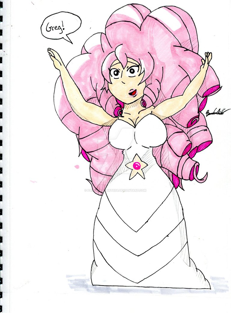 769x1040 Rose Quartz Drawing - Rose Quartz Drawing