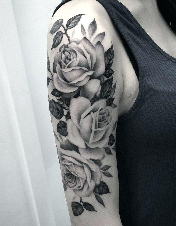 600x768 Tattoos Rose Tattoo Drawing - Rose Tattoo Drawing Designs