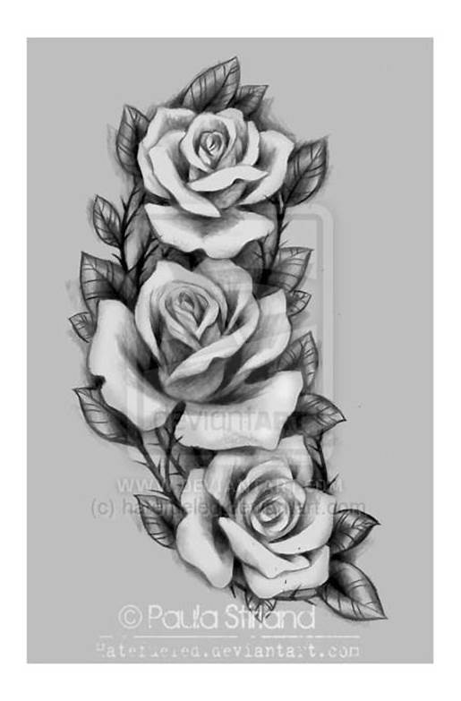 Rose Tattoo Drawing Designs at PaintingValley.com ...