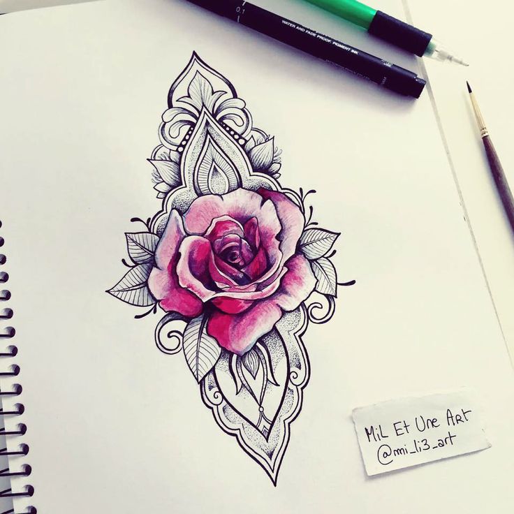 736x736 collection of rose tattoo drawing designs high quality on tattoo - Rose Tattoo Drawing Designs
