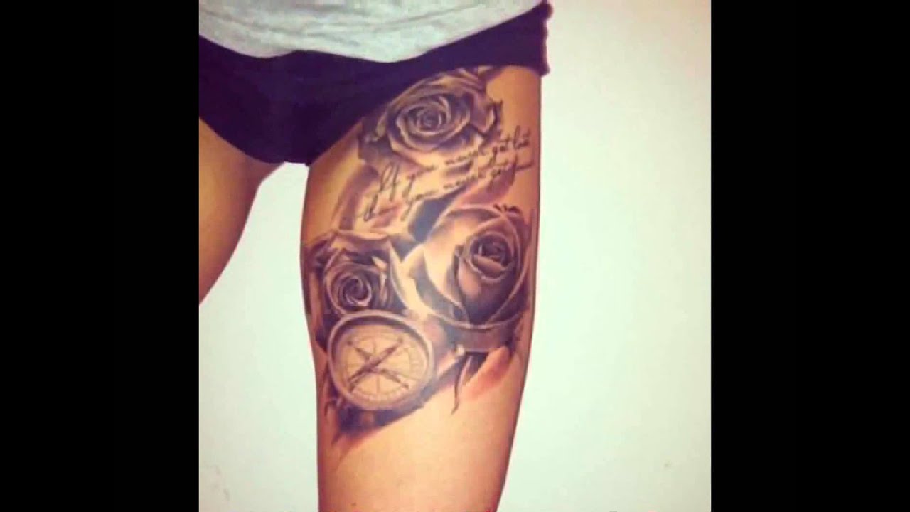 1280x720 Black Rose Tattoo Designs Tumblr - Rose Tattoo Drawing Tumblr